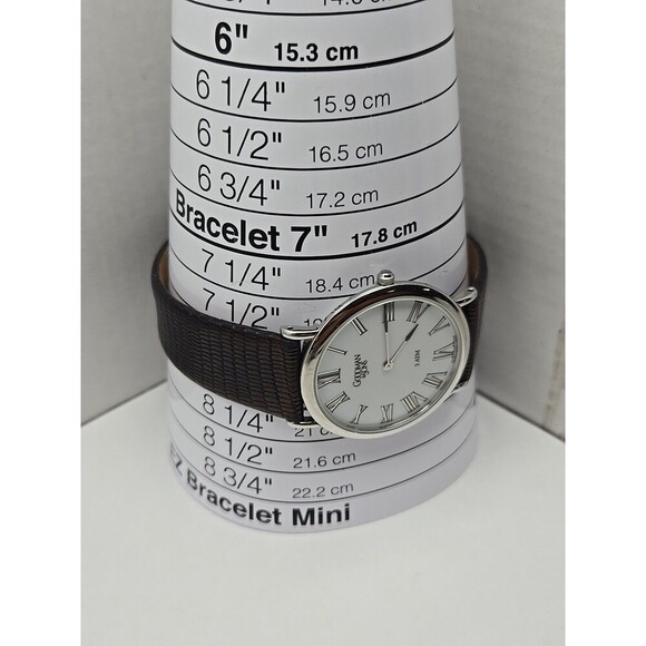 Goodman And Sons Quartz Dress Watch Roman Numerals Stainless Steel New Battery - Picture 6 of 11